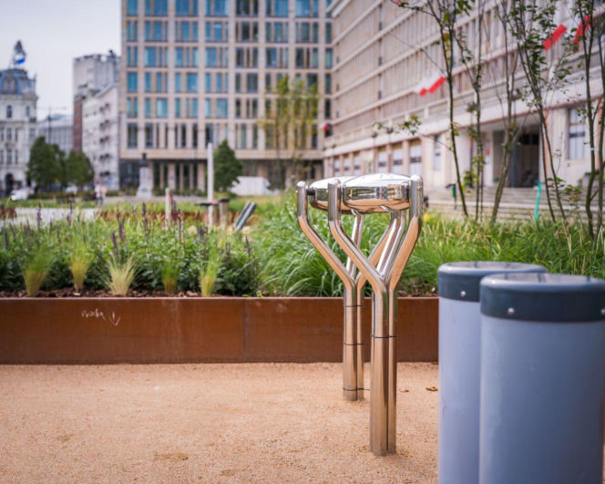 Przebudowany Plac Powstańców Warszawy