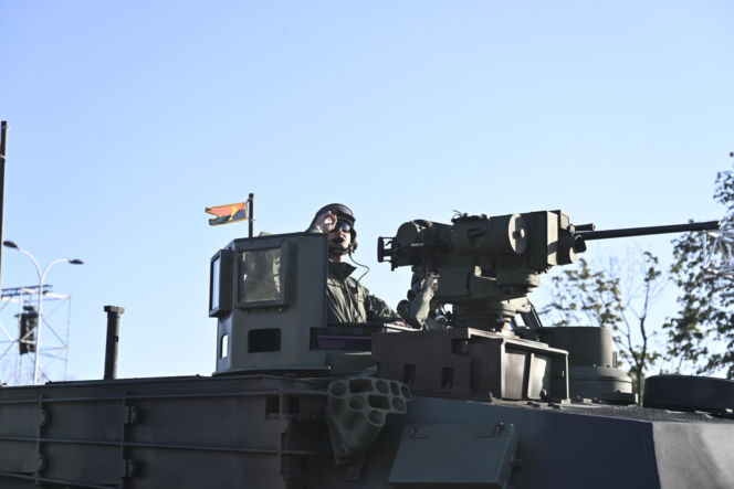 Próba generalna defilady wojskowej w Warszawie