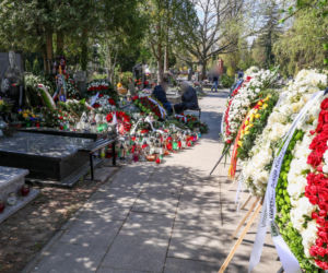 Tak wygląda grób Jacka Magiery dwa dni po pogrzebie