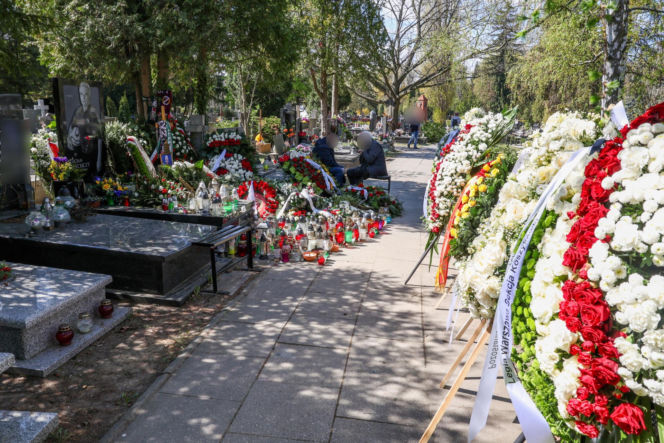 Tak wygląda grób Jacka Magiery dwa dni po pogrzebie