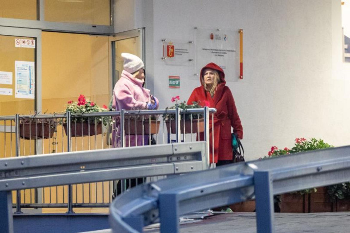 Grażyna Szapołowska w  szpitalu