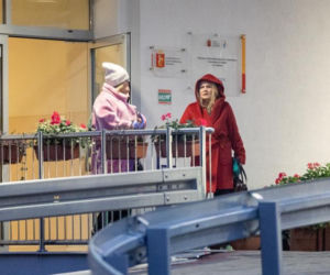 Grażyna Szapołowska w  szpitalu