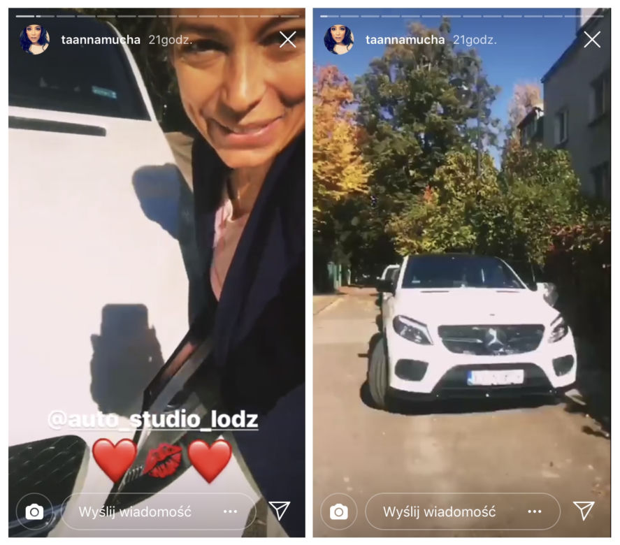 Anna Mucha jeździ nowym Mercedesem GLE Coupe