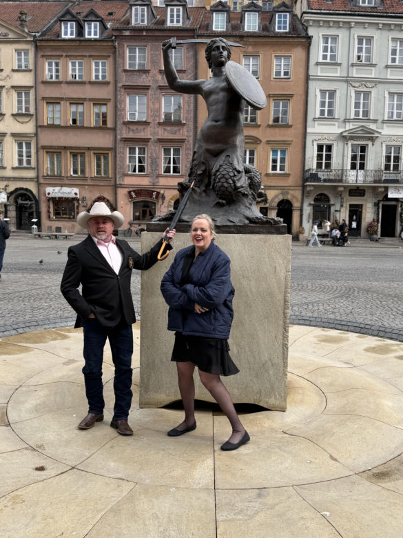 Szeryf hrabstwa Calhoun w Teksasie Bobby Vickery z wizytą w Polsce
