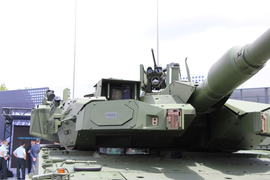 Wieża czołgu Leopard 2A8 na Eurosatory 2024