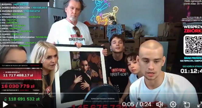 Najciekawsze akcje podczas streama Łatwoganga