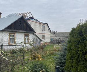 Nowy dom Wesołowskich. Poprzedni został zniszczony podczas akcji przeciw rosyjskim dronom