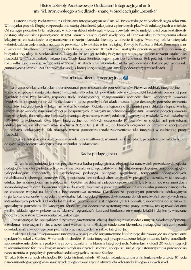 Siedlecka „Szóstka” uczciła potrójny jubileusz