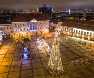 Kielce iluminacje świąteczne 2020