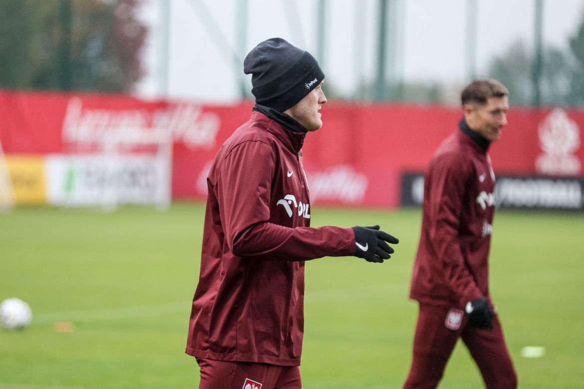 Trening polskich piłkarzy przed meczem z Nową Zelandią i Litwą