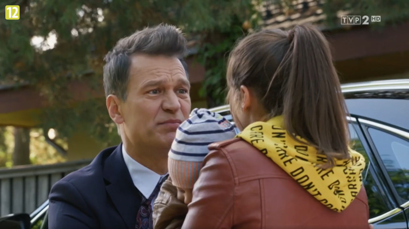 Na dobre i na złe, odc. 830: Andrzej Falkowicz (Michał Żebrowski), Matylda (Amelia Czaja), Edzio (Ksawery Sudoł)