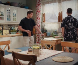 M jak miłość odc. 1952. Mateusz (Rafał Kowalski), Tomek (Chris Cugowski)
