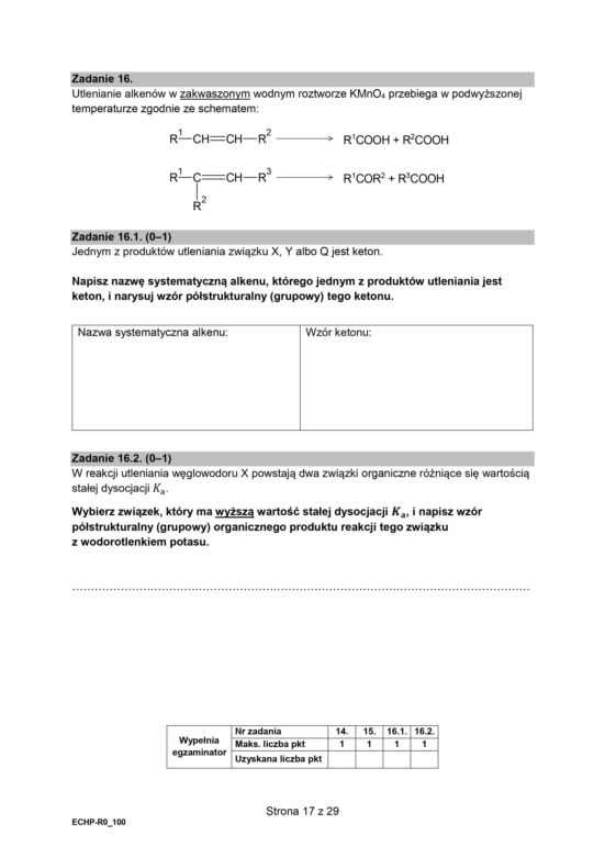 Matura 2024: chemia rozszerzona w formule 2015 - arkusze CKE i sugerowane odpowiedzi