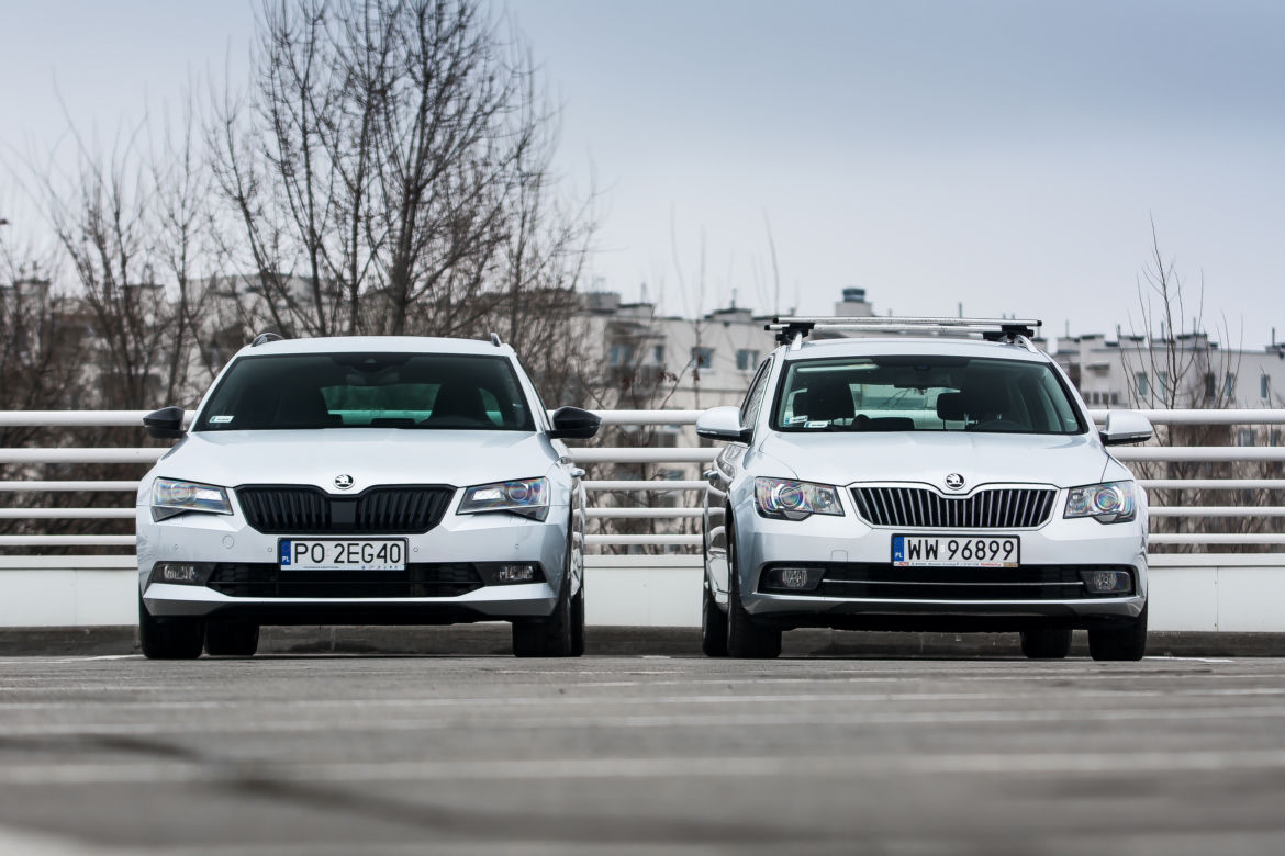 Skoda Superb Combi 2.0 TDI: dwie generacji dużego kombi segmentu D