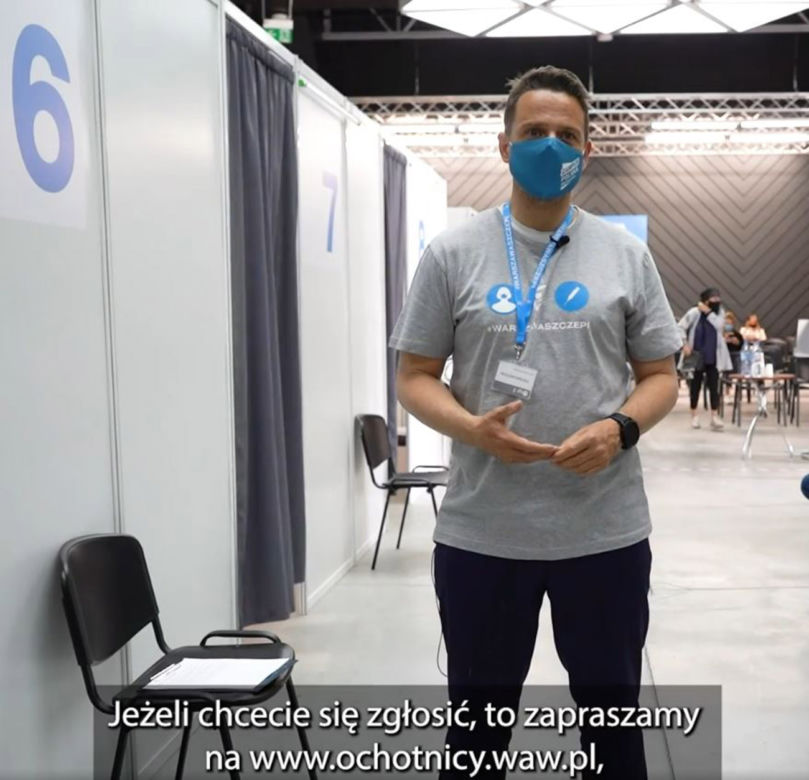 Rafał Trzaskowski: Pomóżcie mi szczepić