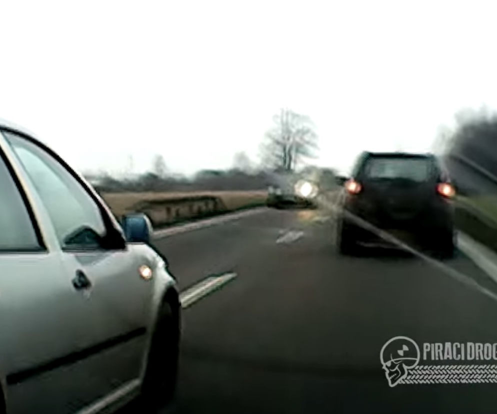 DK 28 przed Jasłem: Pędził golfem prosto na czołówkę. Mógł zabić dziecko!