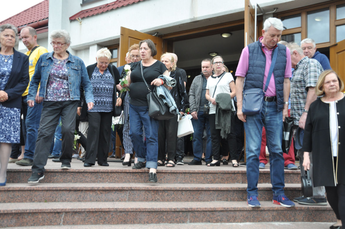 Pogrzeb Pawła Kotwicy, dziennikarza z Kielc