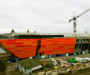 Budowa Morskiego Centrum Nauki w Szczecinie - styczeń 2021