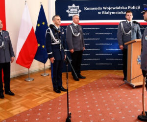 Podlaska policja ma nowych funkcjonariuszy. 12 mundurowych złożyło ślubowanie [ZDJĘCIA]