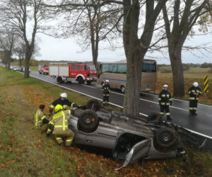 Wypadek na drodze krajowej nr 20