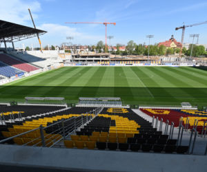 Trwa budowa Stadionu Miejskiego im. Floriana Krygiera w Szczecinie 