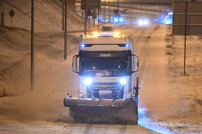 Trudne warunki drogowe w Polsce