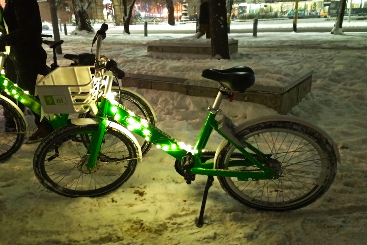 Mikołaje na rowerach