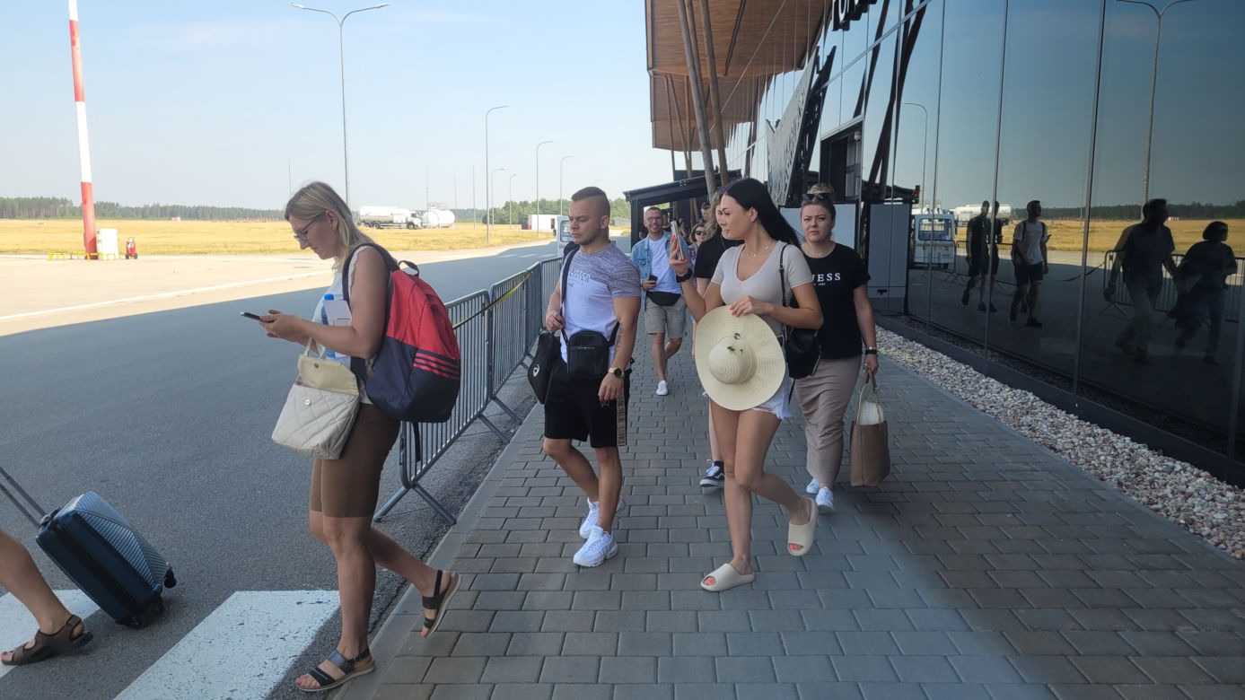 Nowy wakacyjny kierunek z lotniska w Szymanach. Pierwszy samolot do Turcji już odleciał [ZDJĘCIA]