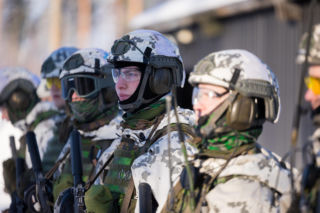 Finlandia - żołnierze podczas ćwiczeń