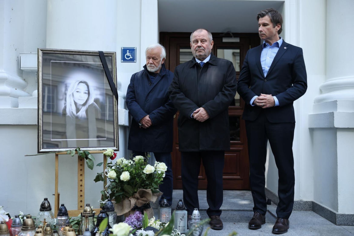 Upamiętnienie brutalnie zaatakowanej pracowniczki UW (8.05.2025)