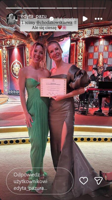 Tak się bawią w show-biznesie! Edyta Pazura pokazuje certyfikat za MILIONY!