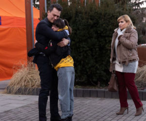 Na dobre i na złe odc. 810. Matylda (Amelia Czaja), Andrzej Falkowicz (Michał Żebrowski), Alina (Katarzyna Skrzynecka)