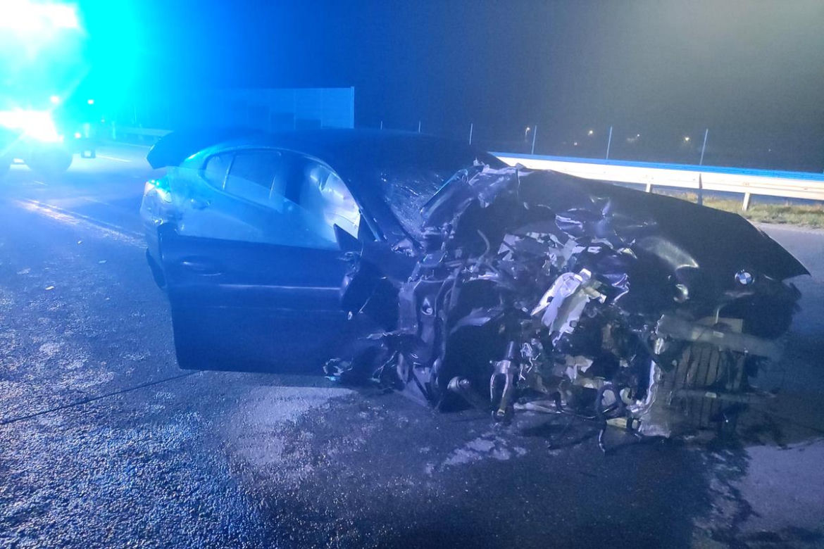 Makabra na A1. Troje ludzi spłonęło w samochodzie
