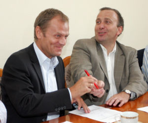 Donald Tusk i Grzegorz Schetyna