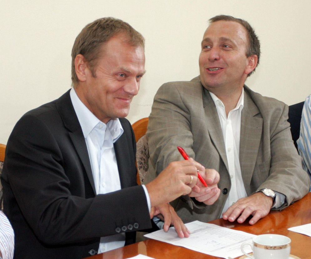 Donald Tusk i Grzegorz Schetyna