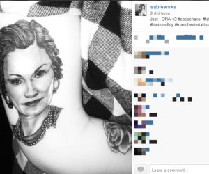 Maja Sablewska tatuaż