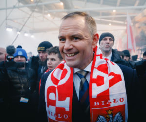 Karol Nawrocki wziął udział w Patriotycznej Pielgrzymce Kibiców na Jasnej Górze