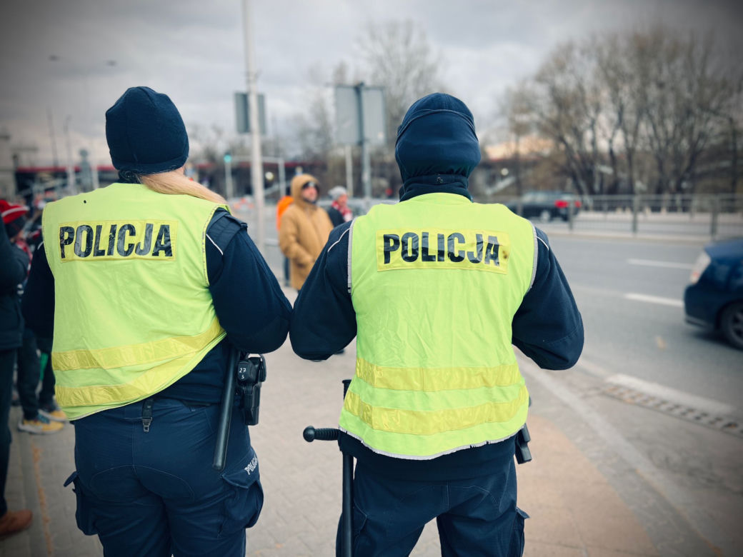 Policja zabezpiecza okolice PGE Narodowego