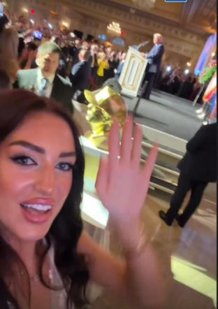 Caroline Derpieński i spotkanie z Trumpem