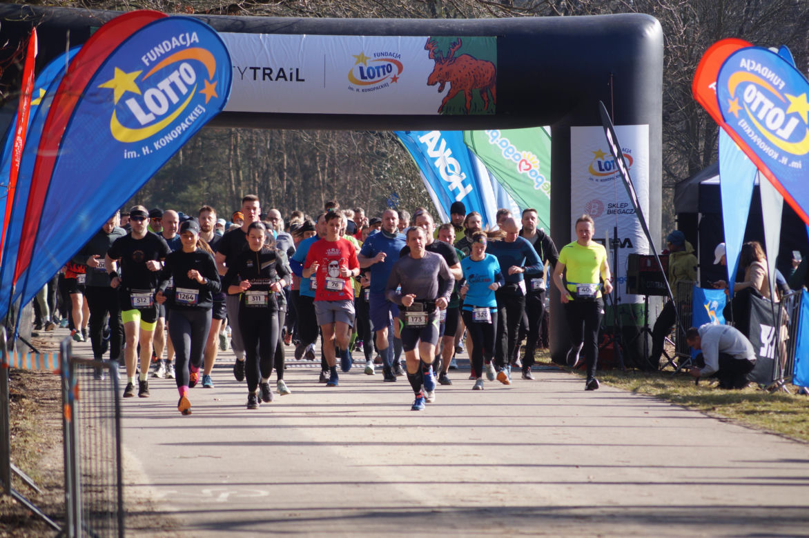 Ostatni bieg City TRAIL w bydgoskim Myślęcinku [ZDJĘCIA]