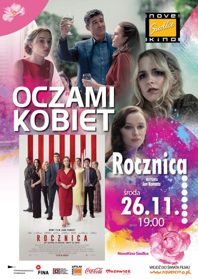 Seans filmu „Rocznica” w ramach cyklu „Oczami Kobiet” w Novekino Siedlce