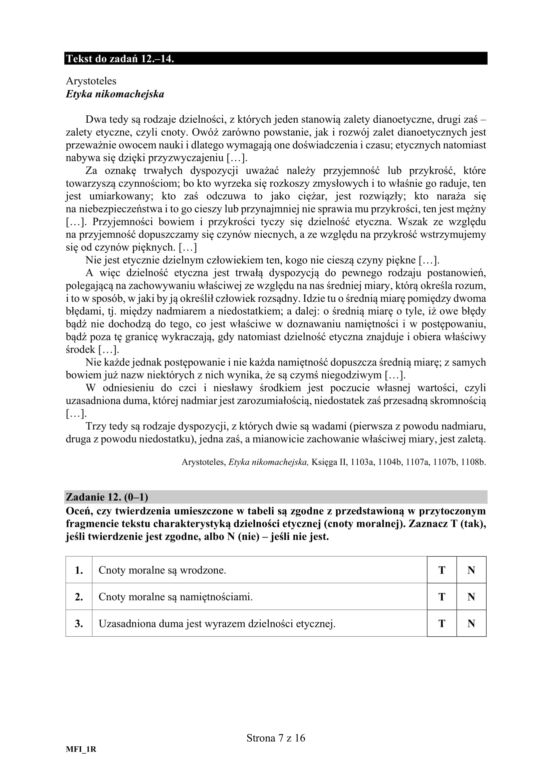ARKUSZE CKE - Matura filozofia - poziom podstawowy i rozszerzony 2019