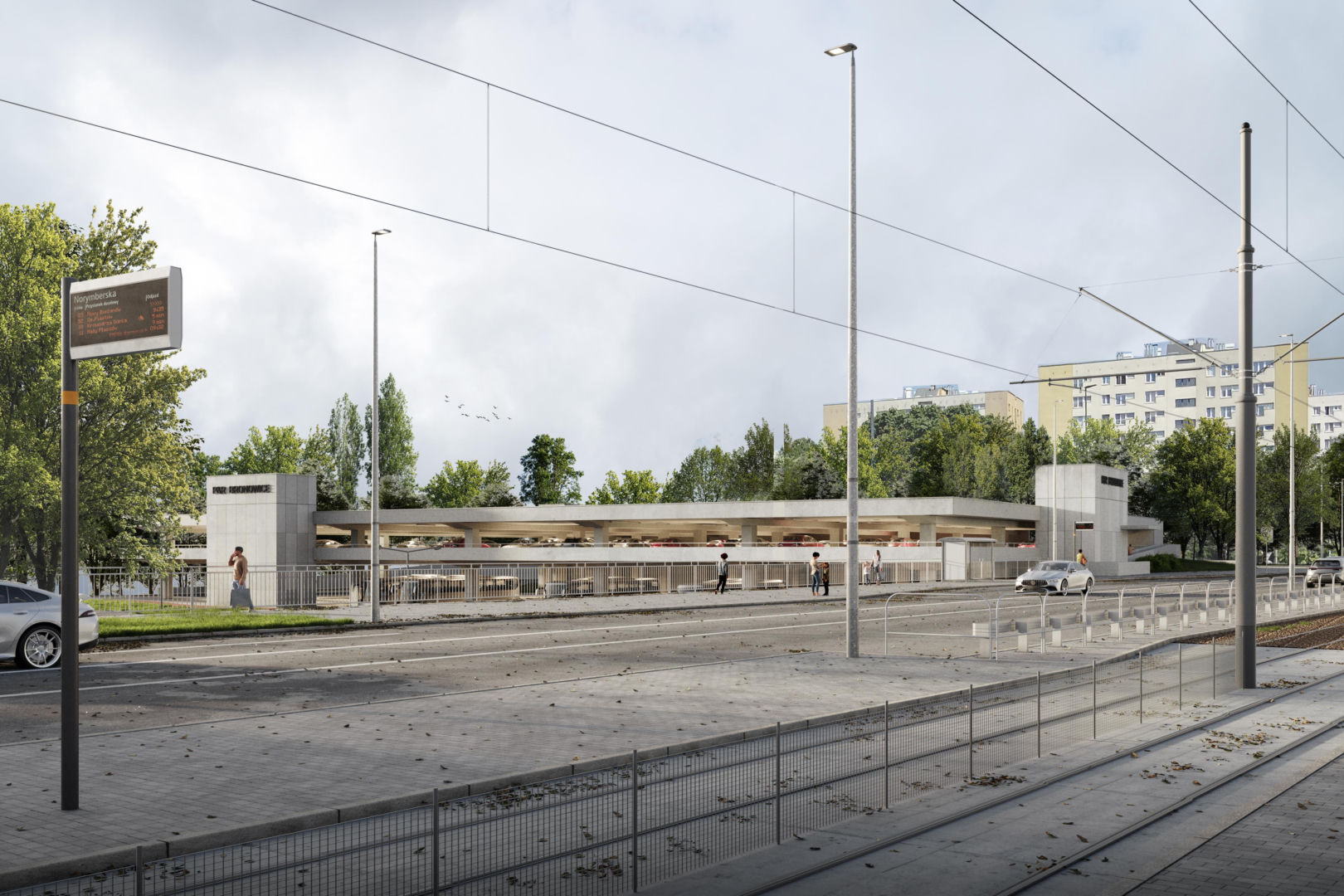 Węzeł przesiadkowy w krakowskiech Bronowicach łączy wszystkie rodzaje miejskiego transportu