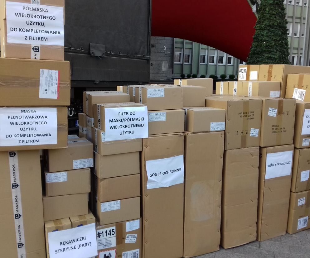Sprzęt medyczny i środki ochrony dla świętokrzyskich szpitali