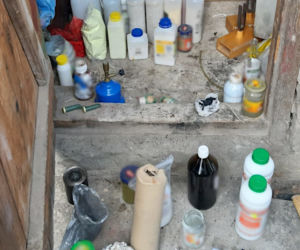 Funkcjonariusze przejęli dziesiątki kilogramów materiałów wybuchowych