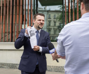 Kandydat PiS na prezydenta Krakowa Michał Drewnicki