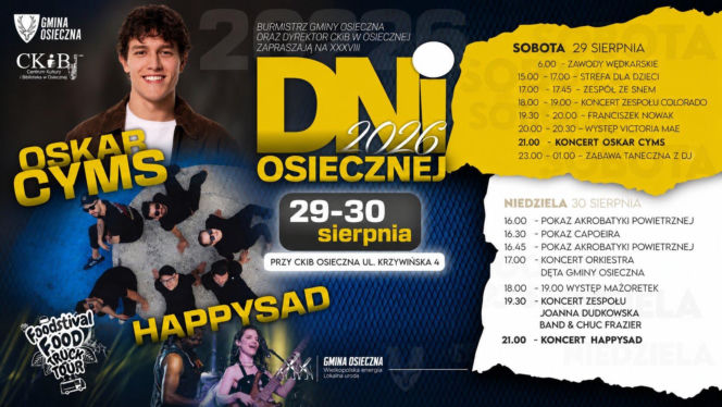 Dni Osiecznej plakat