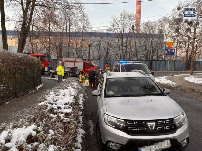 Potrącenie rowerzysty w Strzybnicy