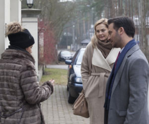 Przyjaciółki 7 sezon odc. 82. Francesco (Stefano Terrazzino), Inga (Małgorzata Socha), Dorota (Agnieszka Sienkiewicz)
