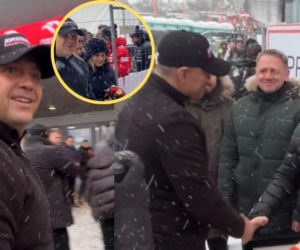 Karol Nawrocki z żoną ugoszczony przez Adama Małysza! Dostał wyjątkowy prezent [ZDJĘCIA]